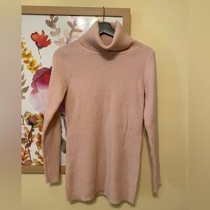 Banana Republic pink turtleneck